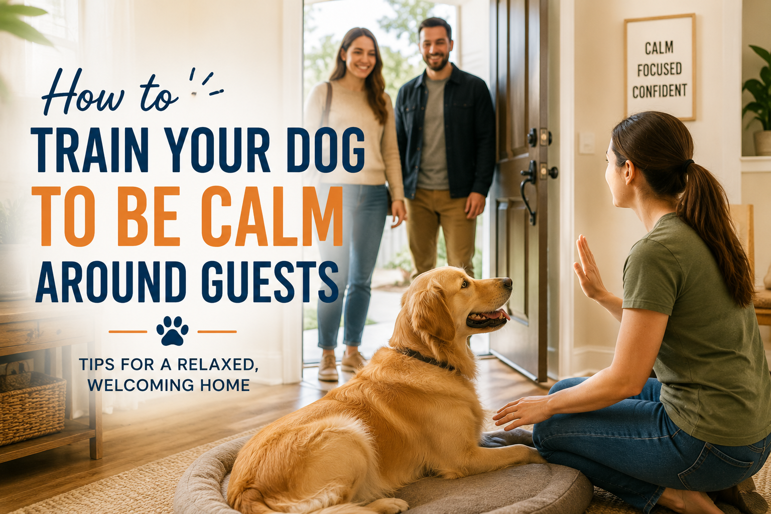 How to Train Your Dog to Be Calm Around Guests