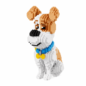 Oliver🐾 Jack Russell Terrier Dog Building Block Set