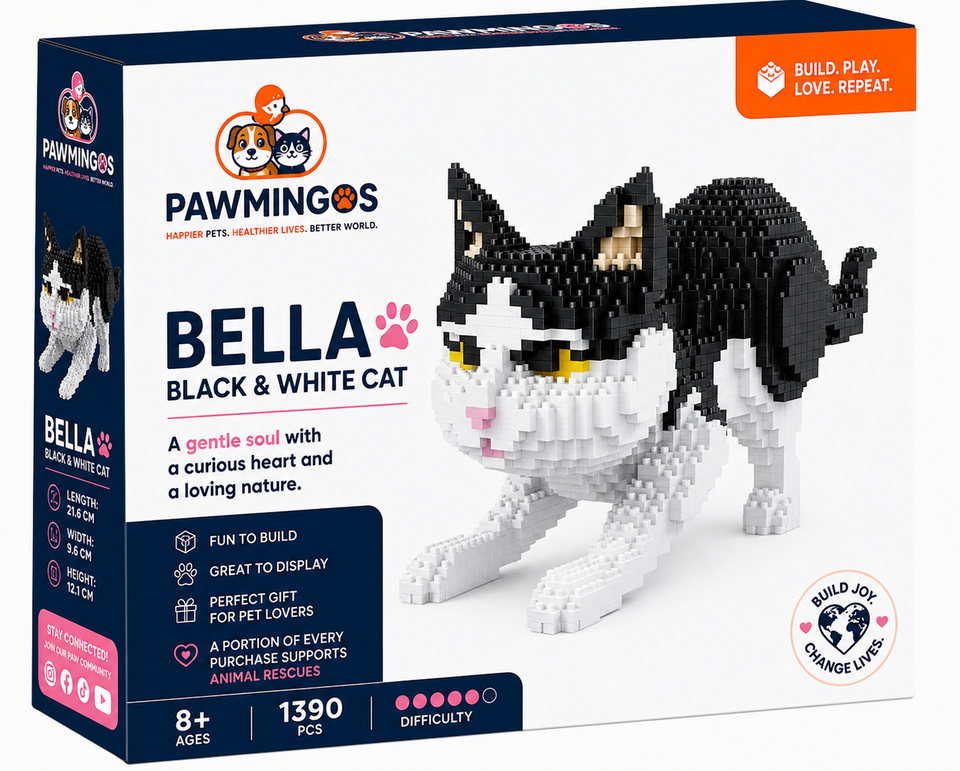🐱 Bella – Cat Building Block Set